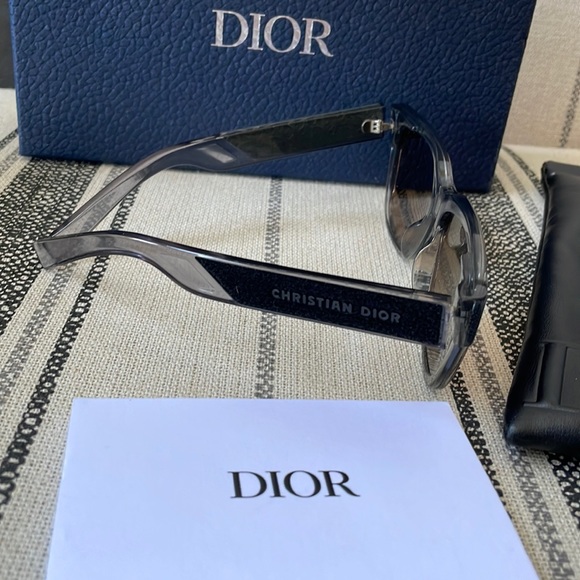 DIOR Diorxtrem 57mm Mirrored Square Sunglasses Grey/Bordeaux - Picture 7 of 10